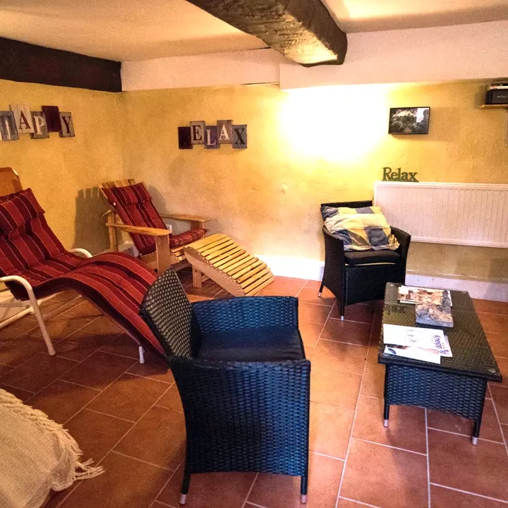 Ruheraum zum Lesen und Entspannen